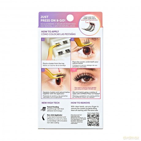 ImPRESS tufted eyelashes - Variant: 09 Edgy Wispy