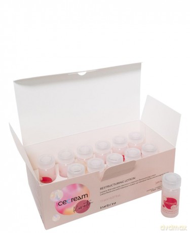 Inebrya Ice Cream Keratin Lozione Ristrutturante Intensiva 12x11ml