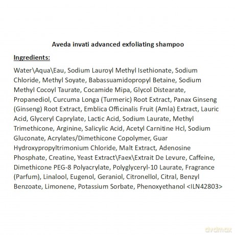 Invati Advanced Exfoliating Shampoo, Rich