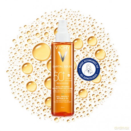 Invisible oil spray for tanning SPF 50+ Capital Soleil Cell Protect Invisible Oil 200 ml
