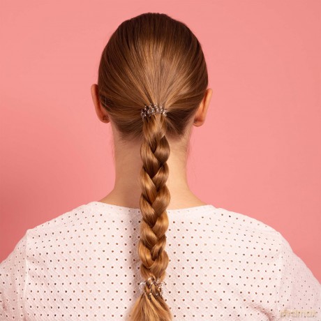 invisibobble Extra Care Haargummis Mini Crystal Clear I Kleine 3x transparente Haargummis Feines Haar I das Original, designed im Herzen Münchens