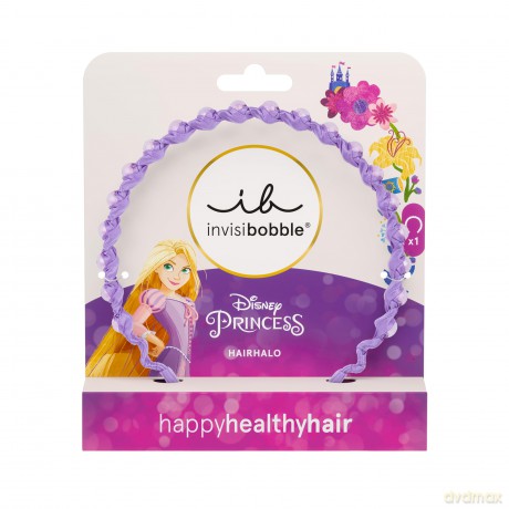 invisibobble KIDS HAIRHALO Disney Rapunzel - Haareif Lila - Haarreifen Mädchen, Haarschmuck Mädchen, Haarband für Prinzessinnen-Looks, 1 stück (1er Pack)