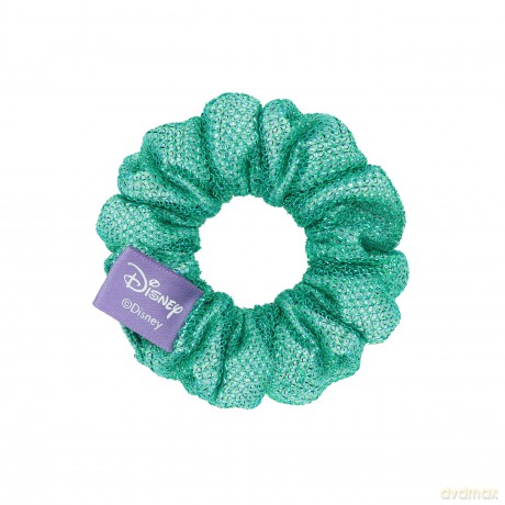 invisibobble KIDS Scrunchie Disney Ariel - Grün mit Glitzer, 1 Stück - Haarschmuck Mädchen, Haargummis Mädchen, Exklusiver Haargummi Scrunchie für Kinder