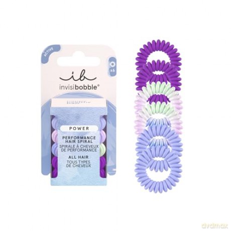 invisibobble Original Haargummi EXTRA STRONG Gym Jelly | Spiral-Haargummis Starker Halt | Gegen Haarbruch und Spliss | Ohne Abdruck | 6 Stück