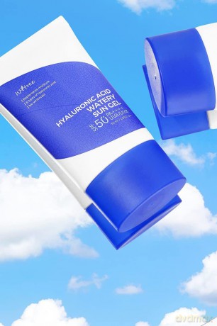 ISNTREE Hyaluronic Acid Watery Sun Gel 50ml - Sonnencreme für Gesicht mit Hyaluron - SPF/LSF 50+ Sunscreen