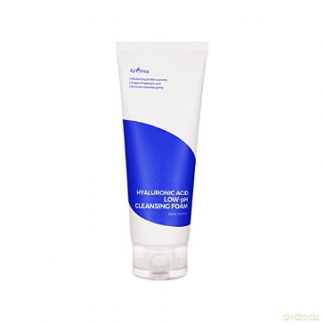 IsNtree Hyaluronsäure-Reinigungsschaum mit niedrigem pH-Wert 150 ml, 5,07 fl.oz | Feuchtigkeitsspendend und mild reinigend | 8 Arten von Hyaluronsäure | Hilft, Unreinheiten sanft zu entfernen