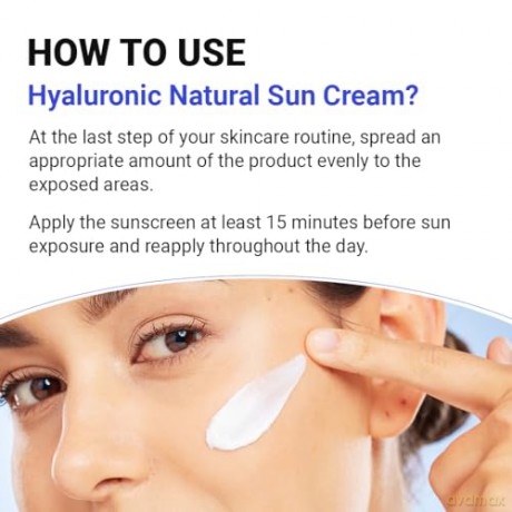 IsNtree Natürliche Sonnencreme mit Hyaluronsäure LSF 50 PA++++ 50 ml, 1,69 fl.oz | Gleicht den Hautton aus | Leichter Sonnenschutz | Spendet Feuchtigkeit