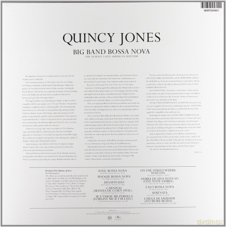 Quincy Jones: Big Band Bossa Nova [WINYL]