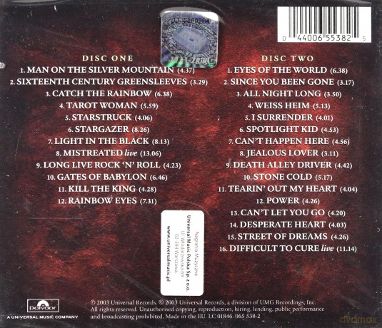 Rainbow: Catch The Rainbow: The Anthology [2CD]