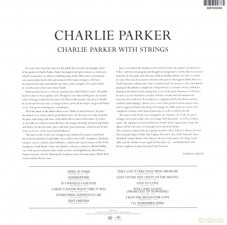Charlie Parker: Charlie Parker With Strings [WINYL]