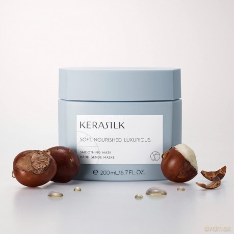 Kerasilk Glättungsmaske für krauses Haar, vegane Formel, 200 ml