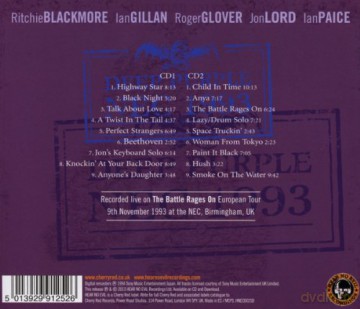 Deep Purple: Live In Birmingham 1993 [CD]