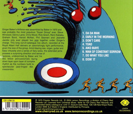Ginger Baker`s Airforce: Ginger Baker`s Airforce [CD]