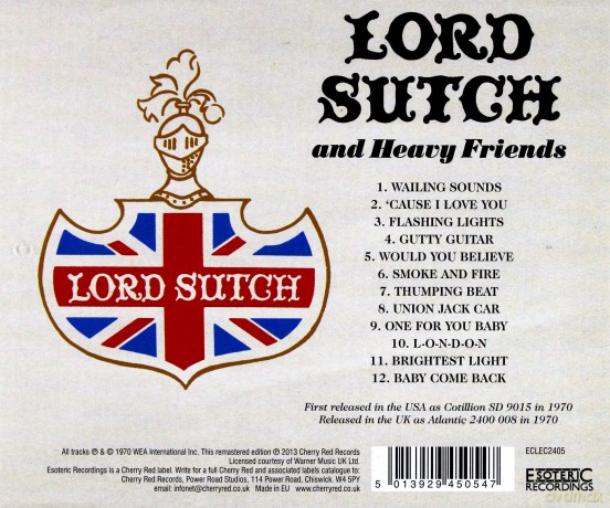 Lord Sutch And Heavy Friends: Lord Sutch And Heavy Friends [CD]