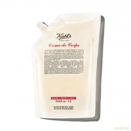 Kiehl's BODY CREME DE CORPS Refill Pouch, 1 L.