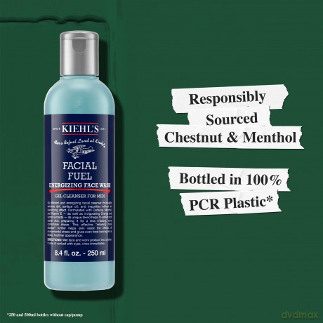 Kiehl's Facial Fuel Energizing Face Wash homme/man Reinigungsgel, 1000 ml