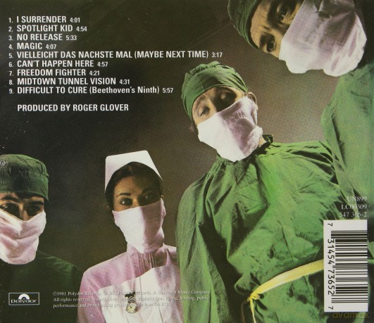 Rainbow: Difficult To Cure (Wersja Zremasterowana) [CD]