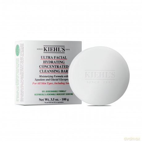 KIEHL'S Ultra Facial Hydrating Concentrated Cleansing Bar, 100 g