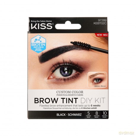 KISS Brow Tönungs-Set, Schwarz