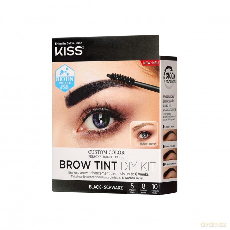 KISS Brow Tönungs-Set, Schwarz