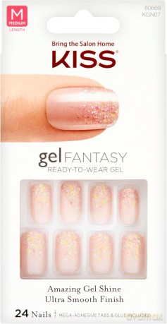 Kiss Gel Fantasy Nails - Rush Hour C, 1er Pack (1 x 24 Stück)