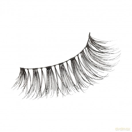 KISS Magnetische Wimpern, Tempt, 1 Paar synthetische falsche Wimpern mit 5 Doppelstärken-Magneten Schwarz
