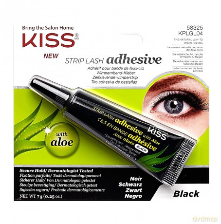 Kiss Strip Wimpernkleber Schwarz, 7 g