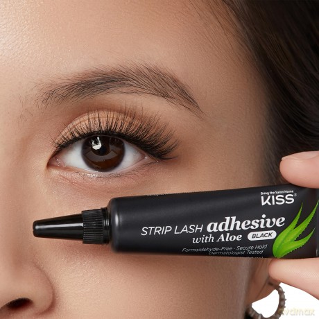 Kiss Strip Wimpernkleber Schwarz, 7 g