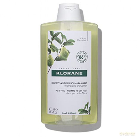 Klorane Purifying - normales bis fettiges Haar mit Zitrus, 400 ml