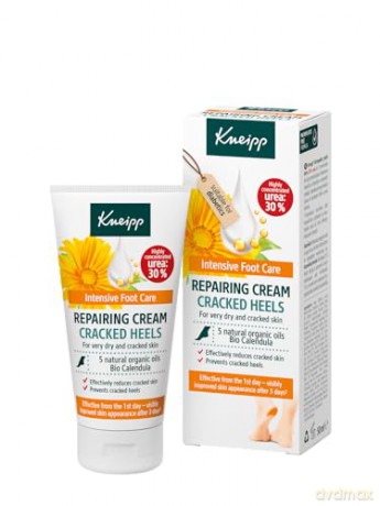 Kneipp Creme rissiger Fersen; repariert und verhindert Risse in den Fersen; regeneriert; beruhigt und erfrischt; natürliche und organische Öle; Harnstoff; Panthenol; Orangengeruch; 50 ml