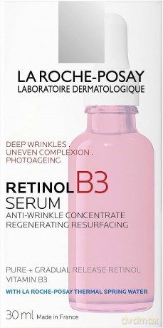 La Roche Posay Anti-Falten Serum-Konzentrat, Für normale bis empfindliche Haut, Intensiv Korrigierend und Regenerierend, Retinol und Vitamin B3, Retinol B3 Serum, 30 ml