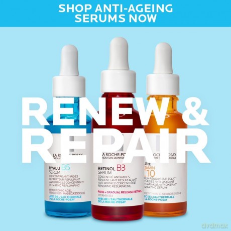 La Roche Posay Anti-Falten Serum-Konzentrat, Für normale bis empfindliche Haut, Intensiv Korrigierend und Regenerierend, Retinol und Vitamin B3, Retinol B3 Serum, 30 ml