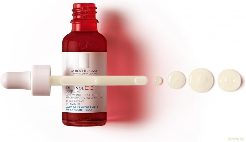 La Roche Posay Anti-Falten Serum-Konzentrat, Für normale bis empfindliche Haut, Intensiv Korrigierend und Regenerierend, Retinol und Vitamin B3, Retinol B3 Serum, 30 ml