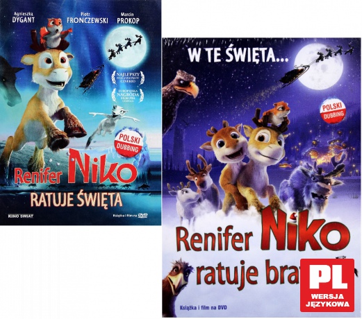 Renifer Niko ratuje brata (booklet) / Renifer Niko ratuje Święta Pakiet [2DVD]