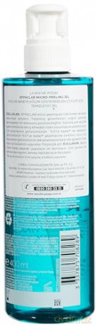 La Roche Posay Mikro-Peeling Reinigungsgel, Für Gesicht und Körper, Für unreine, fettige Haut, Mikro-Peeling, Mit LHA, Salicylsäure, Glycerin und Zink, Effaclar Mikro-Peeling, 400 ml