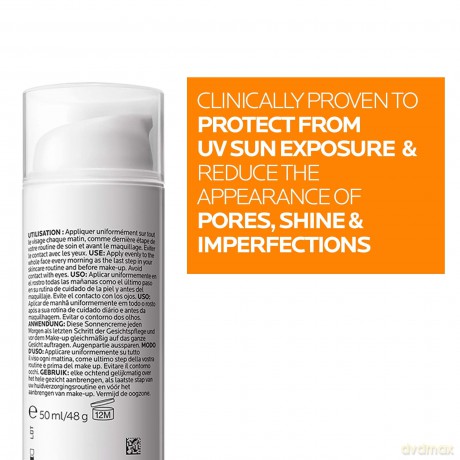 La Roche-Posay Anthelios Sonnenschutz Gel Creme fürs Gesicht LSF 50+ 50 ml - Gesichtspflege Gesichtscreme mit UV-Schutz
