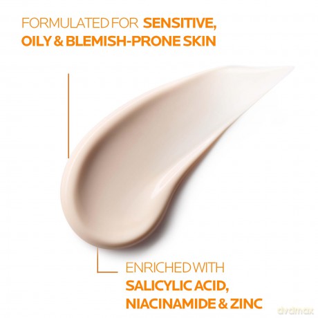 La Roche-Posay Anthelios Sonnenschutz Gel Creme fürs Gesicht LSF 50+ 50 ml - Gesichtspflege Gesichtscreme mit UV-Schutz