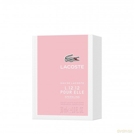 LACOSTE L.12.12 POUR ELLE Sparkling Eau de Toilette, blumig-fruchtiger Duft mit Patschuli und Jasmin für lebhafte Frauen, 30ml