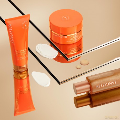 LANCASTER Golden Tan Maximizer After Sun Oil, Öl mit Repair-Komplex rehydriert und beruhigt, empfindliche Haut, 150ml