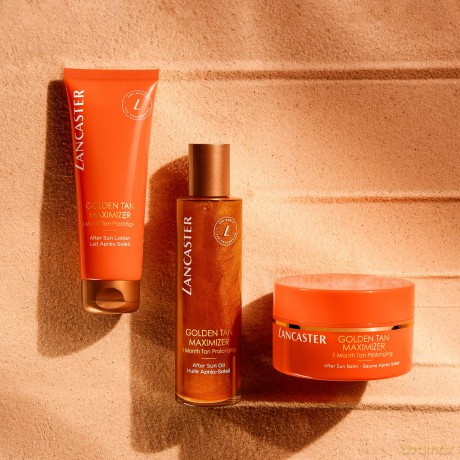 LANCASTER Golden Tan Maximizer After Sun Oil, Öl mit Repair-Komplex rehydriert und beruhigt, empfindliche Haut, 150ml