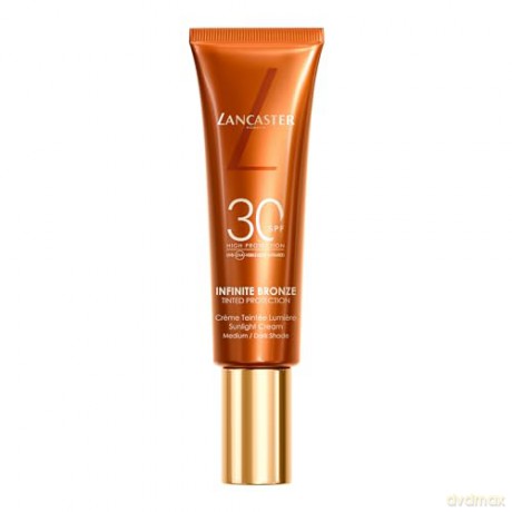 Lancaster Infinite Bronze Tinted Protection Sunlight Cream LSF30 Medium/Dark Shade 50 ml