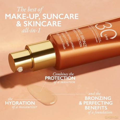 Lancaster Infinite Bronze Tinted Protection Sunlight Cream LSF30 Medium/Dark Shade 50 ml