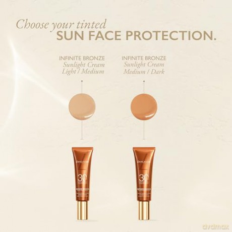 Lancaster Infinite Bronze Tinted Protection Sunlight Cream LSF30 Medium/Dark Shade 50 ml