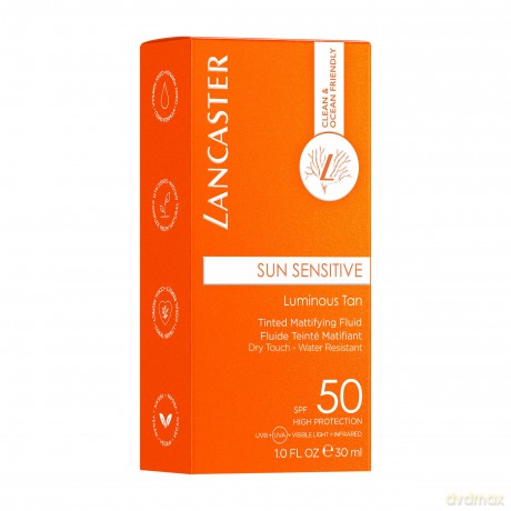 Lancaster Sun Sensitive Tinted Mattifying Fluid SPF 50, 30 ml