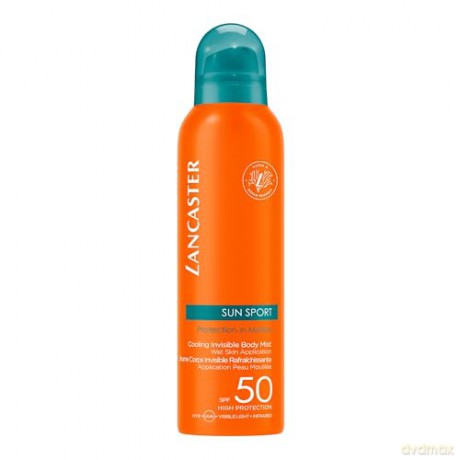 LANCASTER SUN SPORT - Kühlendes Transparentes Spray SPF50 200 ml Zitrus