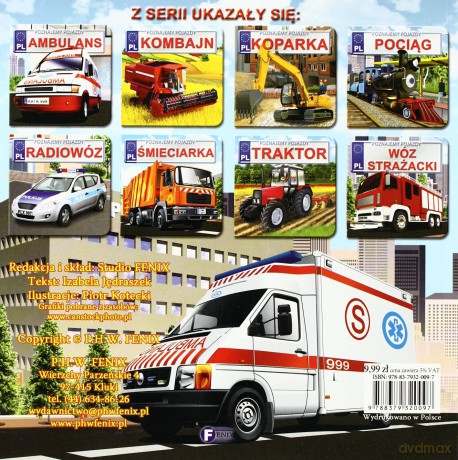 Ambulans Poznajemy Pojazdy [KSIĄŻKA]