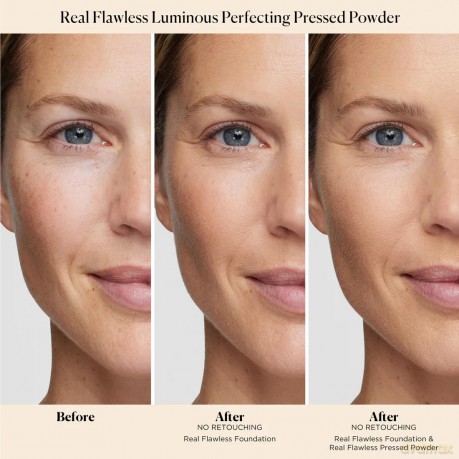 Laura Mercier Real Flawless Luminous Perfecting Pressed Powder Translucent Honey