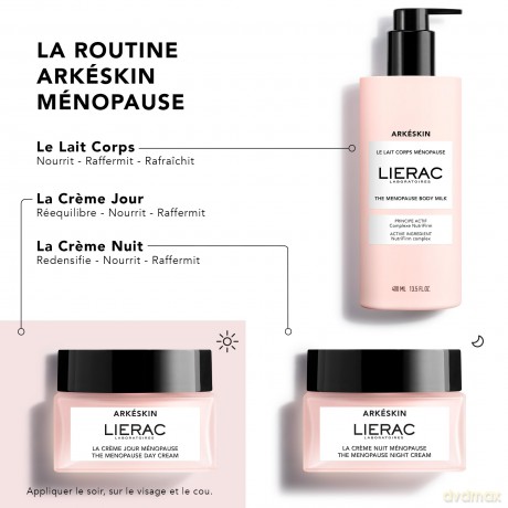 Lierac Arkeskin Tagescreme, korrigiert sichtbare Zeichen der Menopause auf der Haut, Format 50 ml