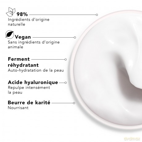 Lierac Hydragenist Die feuchtigkeitsspendende Gesichtscreme zur Aufhellung, für normale bis trockene Haut, 50 ml