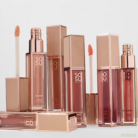 Lip gloss Shimmer Lip Glaze 6 ml - Shade: Rose Gold